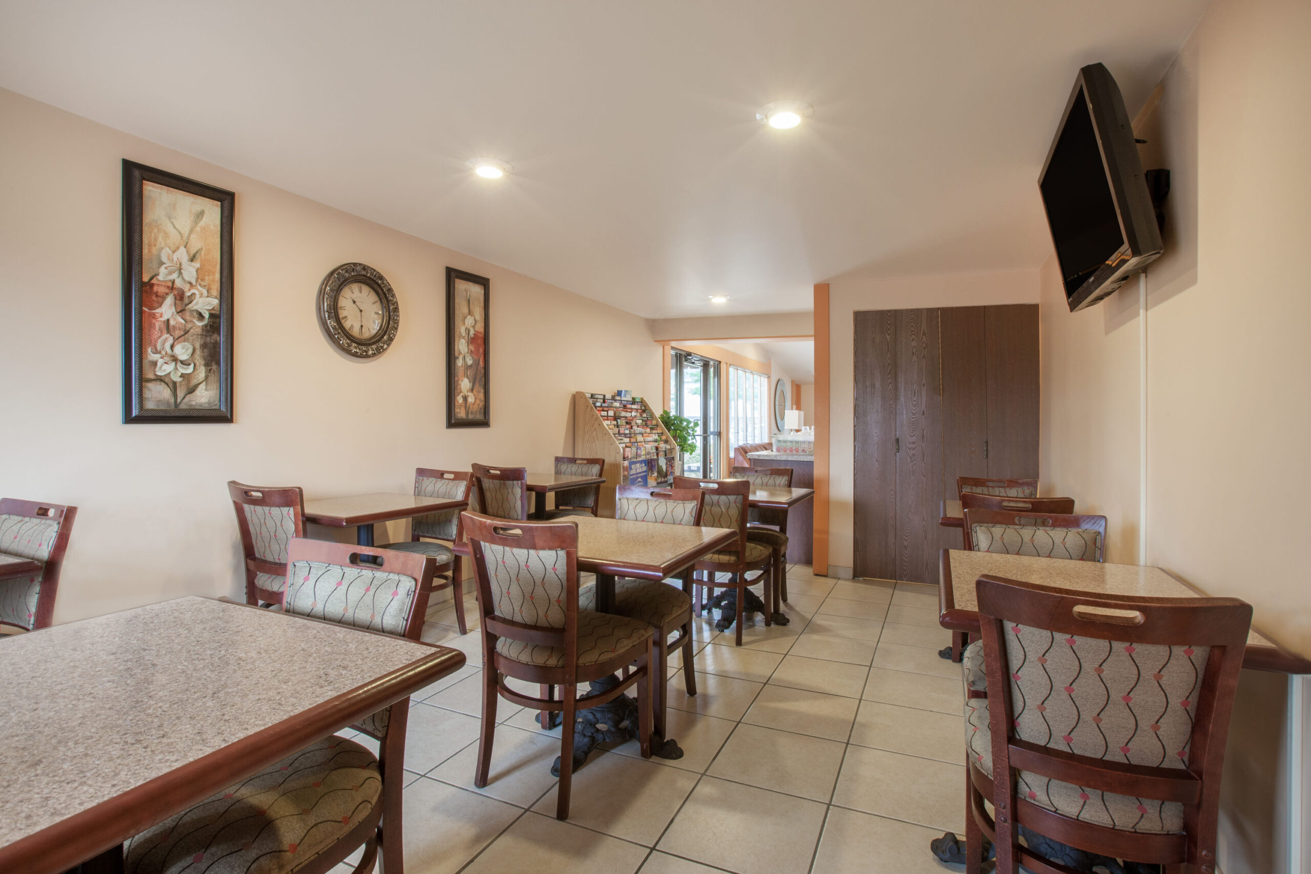 Hotel dining area.