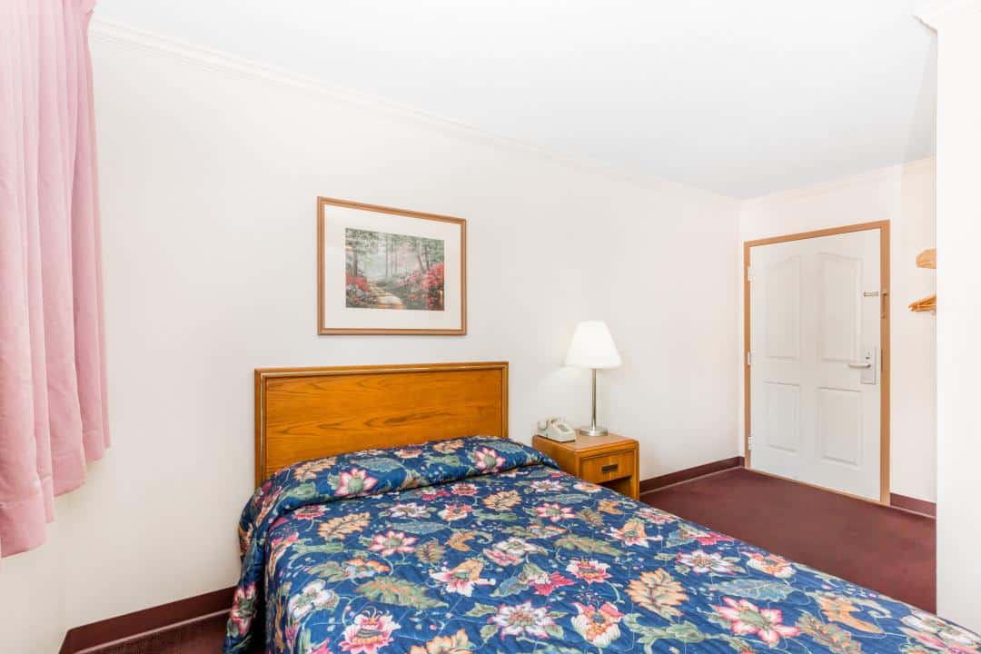 Hotel guest room.