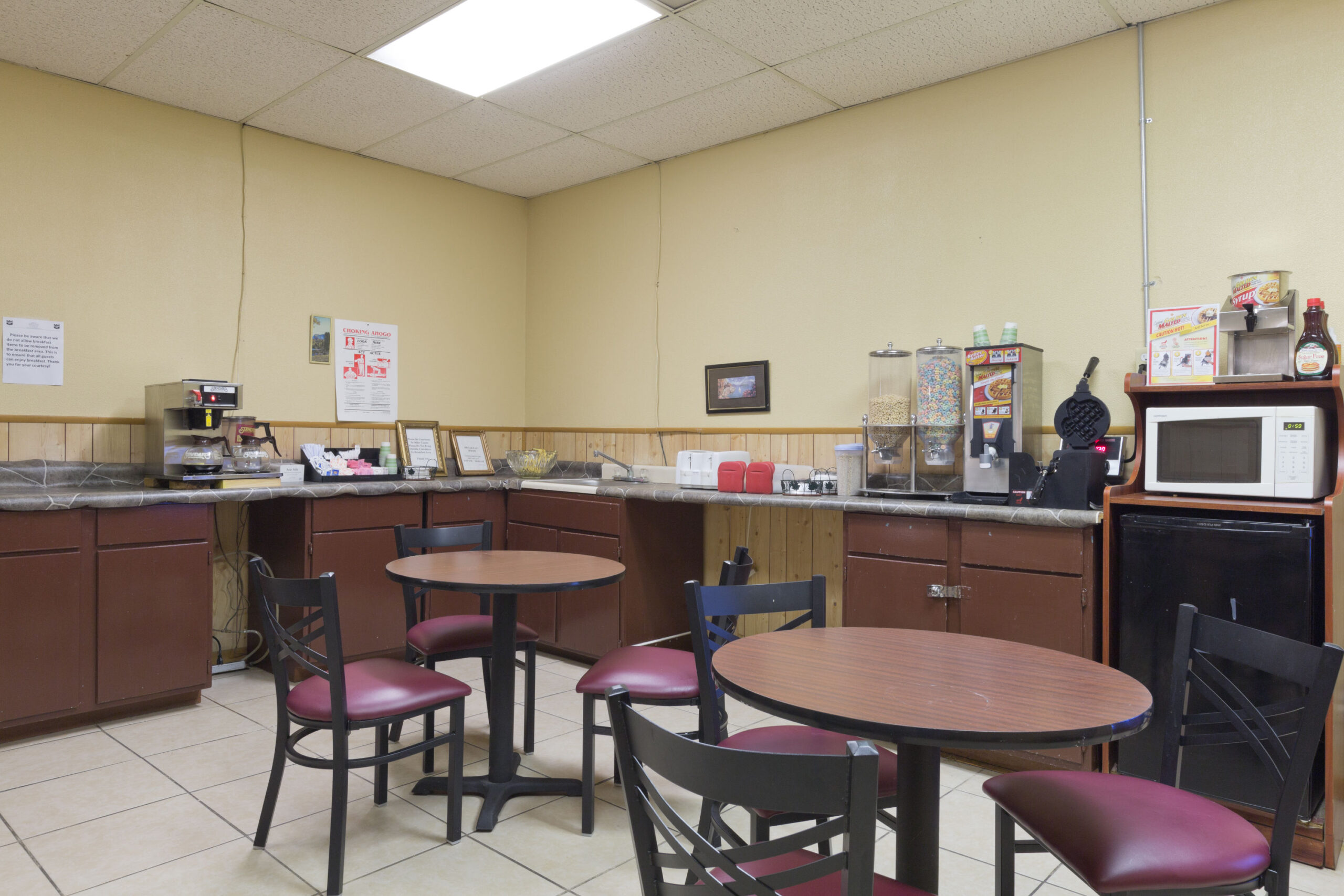 Hotel dining area.