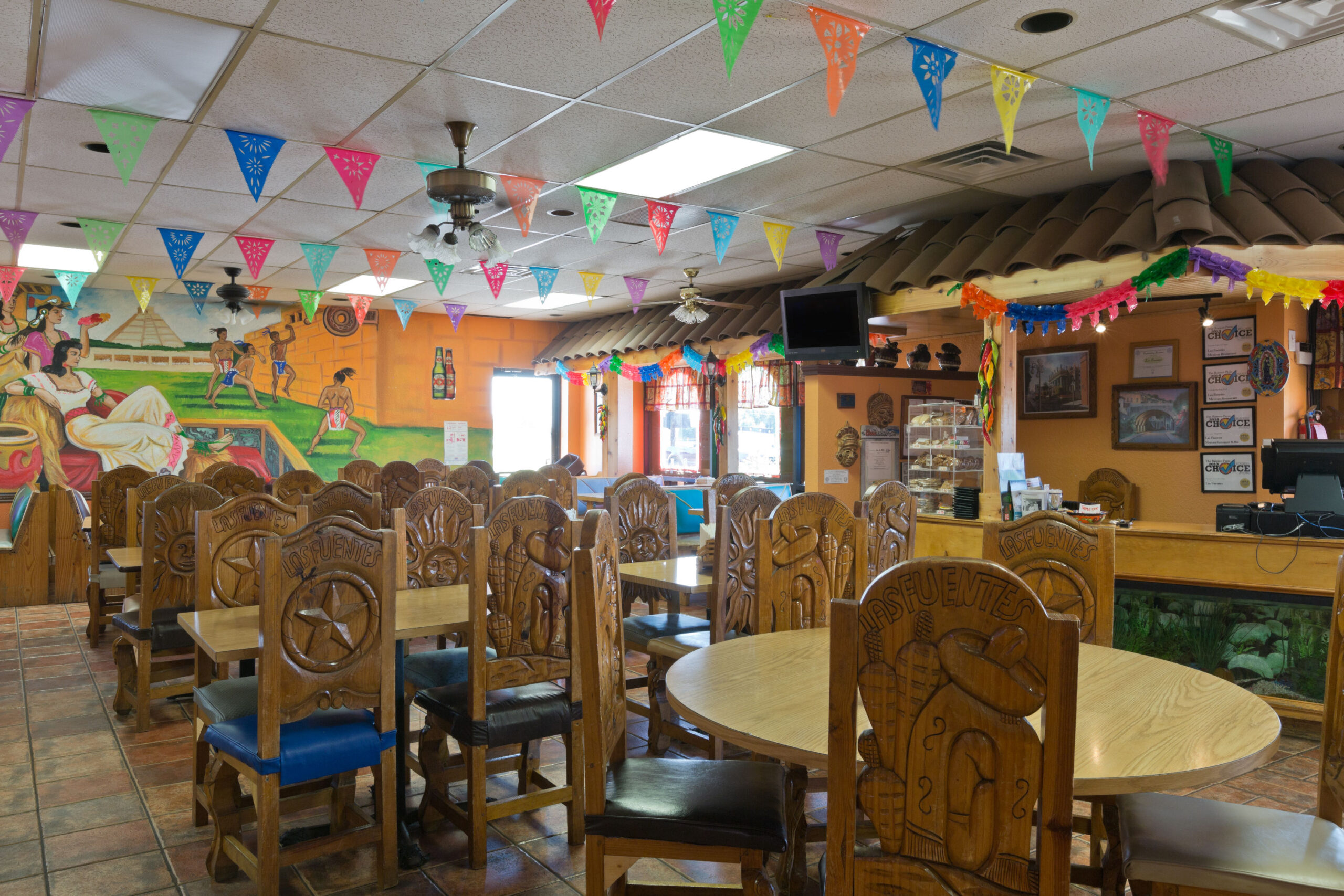 Hotel dining area.