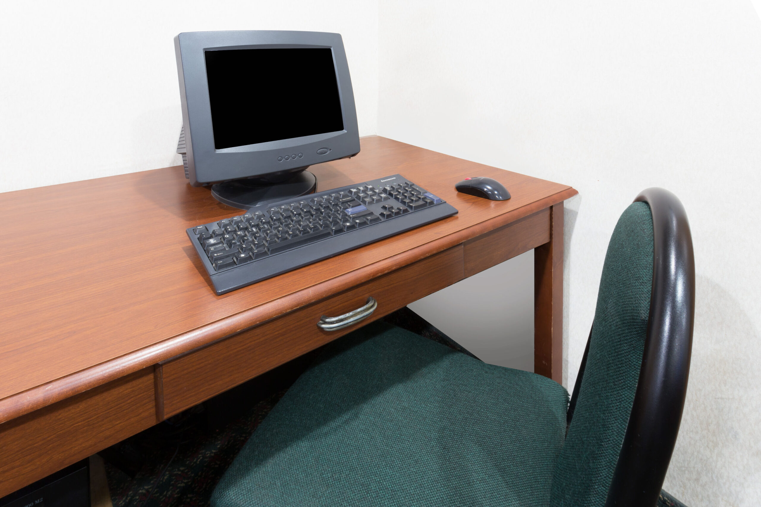 Hotel business center area.